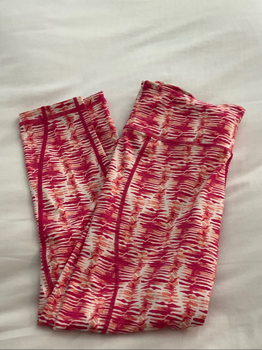 Vineyard Vines Pink and Coral Performance Leggings